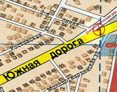 Билборд  в Одессе Семена Палия угол Крыжановка А схема