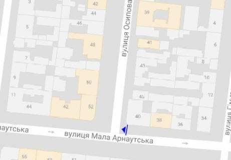 Scrolller, Scroll A in Odessa M. Arnautskaa st., 40 - Osipova st. - 237247 scheme