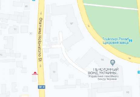 Билборд A в Одессе Атамана Головатого ул., 73 схема