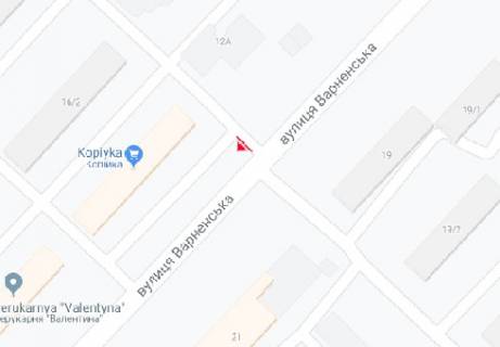 Білборд, Бігборд (Борд)  B у Одесі Варненская ул., 16/1 схема