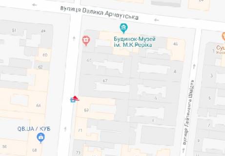Ситилайт B в Одессе, 1.8x1.2  Італійська вул. (Пушкінська)., 69 зупинка схема