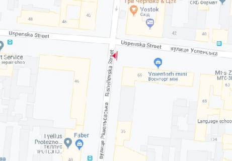 Скроллер A в Одессе Успенская ул.-  Ришельевская ул., 35/37 - 237423 схема