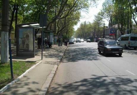 Ситилайт B в Одессе, 1.8x1.2  Шевченка просп. -Довженка вул. (зупинка) фото 1