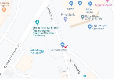 Скроллер  в Одессе Генуэзская ул. - пляж Аркадия - 237213 схема