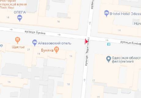 Ситилайт B в Одессе, 1.8x1.2  Строкатої Ніни вул. (Буніна)., 17 схема