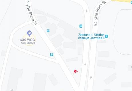 Билборд B в Одессе Стуса Василия ул., 2 (рынок "Застава") схема
