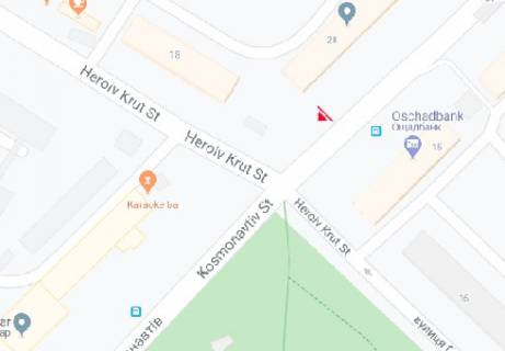 Билборд B в Одессе Космонавтов ул., 28 схема