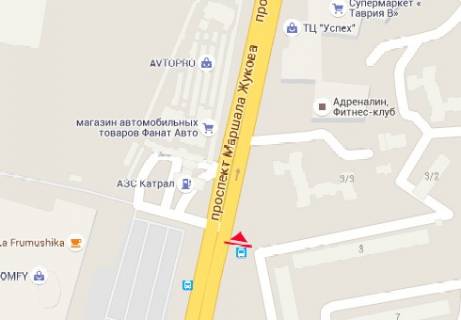 Билборд B в Одессе Небесной Сотни пр., 5 схема