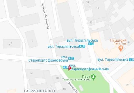 Ситилайт B в Одессе, 1.8x1.2  Колонтаївська вул. -Старопортофранківська вул., зупинка 1 схема