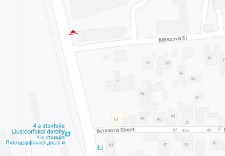Билборд B в Одессе Люстдорфская дорога, 55 схема