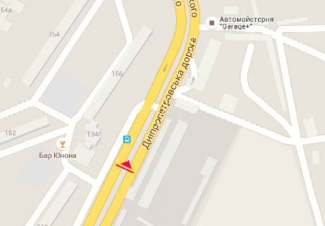 Билборд A в Одессе Семена Палия ул., 134 схема