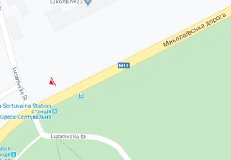 Билборд B в Одессе Николаевская дорога, 283 схема