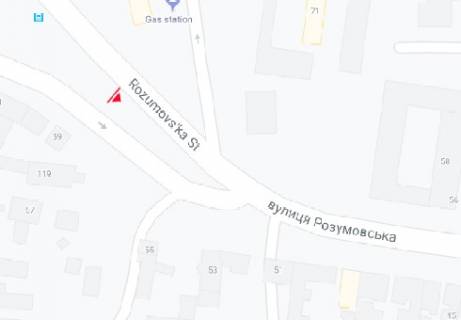 Білборд, Бігборд (Борд)  B у Одесі Разумовская,61 ул., автовокзал схема