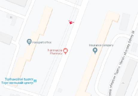 Билборд B в Одессе Добровольского пр., 89 схема