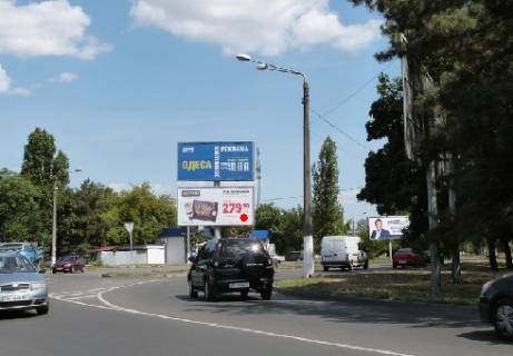 Билборд A в Одессе Інглезі вул. (25-ї Чапаєвської дивізії). - Ицхака Рабина ул., 53 (нижний) фото 1