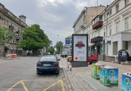 Билборд A в Одессе, 3x1.5  Грецька вул.23 - Європейська вул. (Катерининська) фото 1