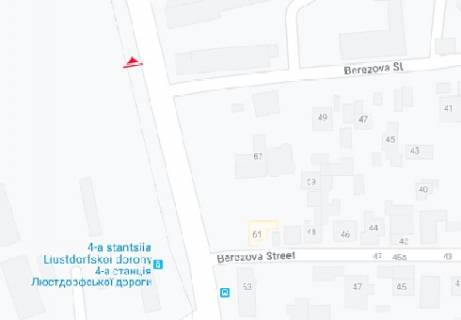 Билборд A в Одессе Люстдорфская дорога, 55 (напротив) схема