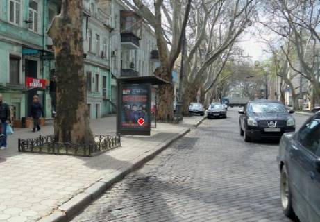 Ситилайт B в Одессе, 1.8x1.2  Італійська вул. (Пушкінська)., 69 зупинка фото 1