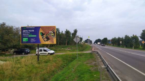 Билборд B в Запытове, 6x3м.  с. Запитів, на м.Буськ, на м.Київ + АЗК WOG + з/д переїзд, траса Е-40 фото 1