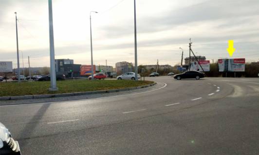 Билборд A в Львове, 6x3м.  м. Жовква, автокільце, вул. Львівська, центральний вїзд в місто + на кордон з Польщею, на м. Червоноград, траса Львів- Рава-Руська (М-09) + на АТБ фото 1