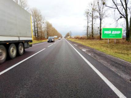 Билборд A в Сопошине, 6x3м.  с. Сопошин, виїзд з м. Жовква в напрямку м. Львів, траса Львів- Рава-Руська (М-09), на АЗК Амік фото 1