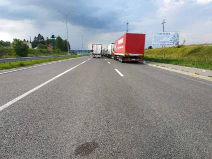 Billboard A in Lviv route, 6x3м.  Kordon, na kordon z resp. Pol'sa, avtodoroga L'viv - Rava - Rus'ka (M-09), 50m. do pogranicnogo postu Photo 1