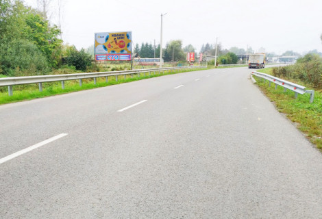 Билборд B в Жидачів, 6x3м.  м. Жидачів, вул. Данила Галицького, автошлях М12 (Стрий - Тернопіль), центральний в'їзд в м.Жидачів з сторони м. Тернопіль, обмеження швидкості, автомийка Lux Wash, СТО, на АЗК ОККО  фото 1
