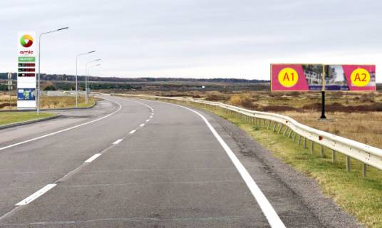 Billboard A in Krakovets, 6x3м.  Kordon, na resp. Pol'sa, 5500 m. do prikordonnogo postu, porad AZK Amik, trasa L'viv - Krakivec' (M-10) Photo 1