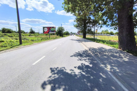 Билборд B в Самборе, 6x3м.  м. Самбір, вул.Промислова 15, обїздна міста, весь транспорт на/з  м. Мостиська на/з м. Львів, найбільші промислові обєкти міста, гуртовні, автоплощадки, обмеження швидкості. фото 1