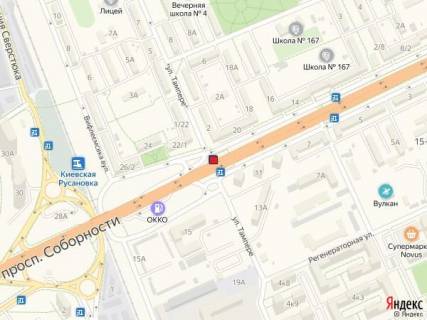 Билборд A в Киеве Просп.  Воззєднання, 22 схема