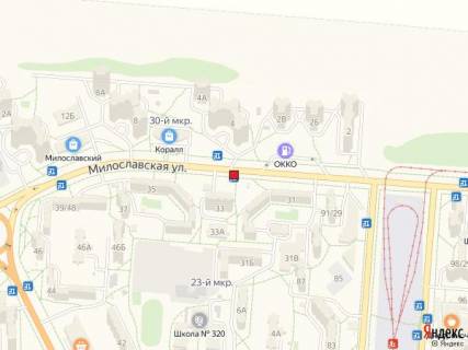 Нестандарт  у Києві Вул. Милославська, 33 схема