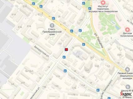 Билборд A в Киеве Вул. Деревлянська (Якіра), 8 схема
