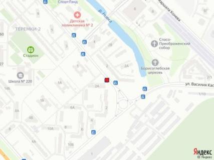 Билборд A в Киеве Вул. Касіяна, 2 схема