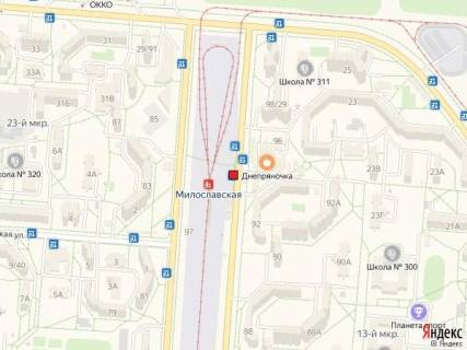 Білборд, Бігборд (Борд)  A у Києві Вул. Бальзака, 92 схема