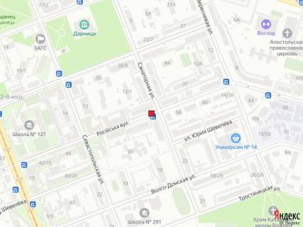 Нестандарт A в Киеве, 1,15x2,10  Вул. Російська, 33 схема