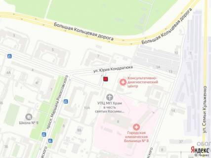 Билборд A в Киеве Вул. Кондратюка, 6 схема