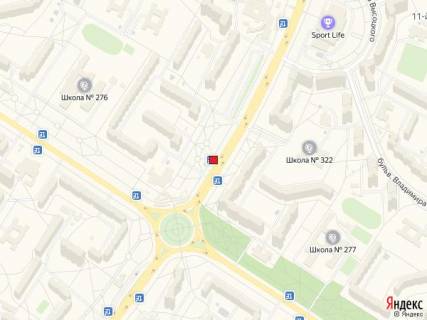 Нестандарт A в Киеве, 1,25x2,10  Проспект Маяковського, 65 схема