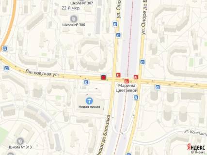 Нестандарт A в Киеве, 1,23x2,23  Вул. Лісківська, 65/1 схема