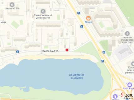 Нестандарт A в Киеве, 1,25x2,10  вул. Приозерна, 6-8 схема