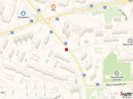 Билборд A в Киеве Вул. Н. Ужвій, 6 схема
