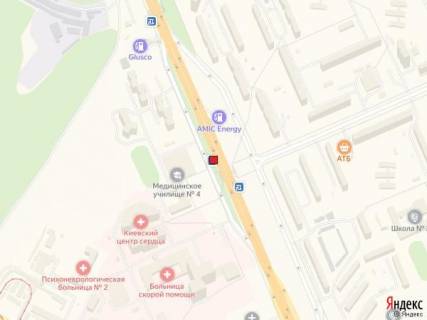 Білборд, Бігборд (Борд)  A у Києві Вул. Братиславська, 5 схема