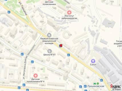 Нестандарт  у Києві вул. Мельникова, 12 схема