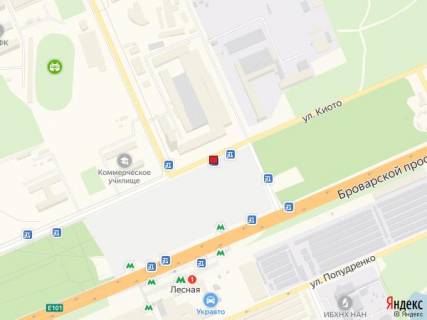 Нестандарт A в Киеве, 1,25x2,10  Вул. Кіото, 25 схема