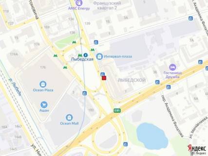 Билборд A в Киеве Вул. В.Васильківська, 145/1 схема