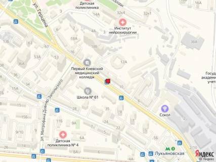 Білборд, Бігборд (Борд)  A у Києві вул. Мельникова, 12 схема