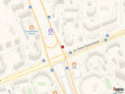 Нестандарт A в Киеве, 1,25x2,10  Проспект Григоренка, 15 схема