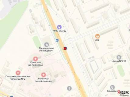 Билборд A в Киеве Вул. Братиславська, 36/2 схема