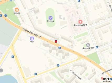 Билборд A в Киеве Харківське шосе, 21/6 схема
