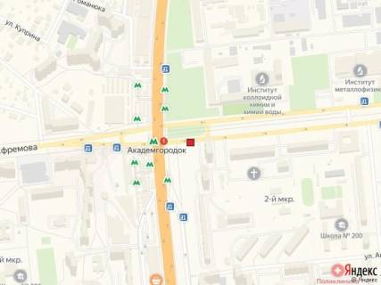 Билборд A в Киеве Бульв. Вернадського, 87 схема