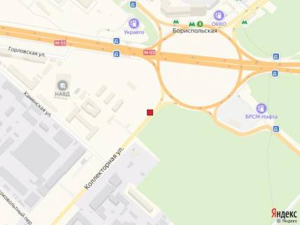 Нестандарт A у Києві, 1,25x2,10  вул. Колекторна схема